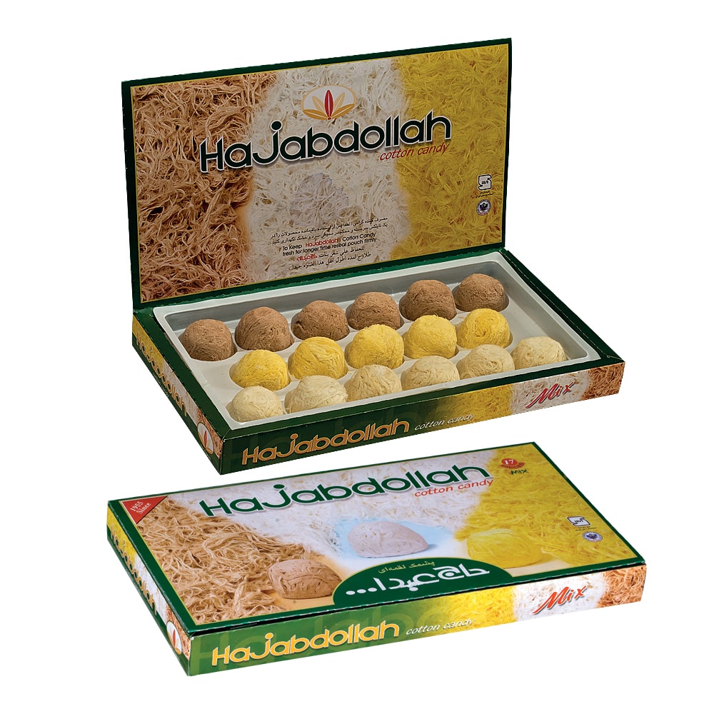 Hajabdollah Morsel Mixed Cotton Candy 350g – Assorted Fruity Flavors