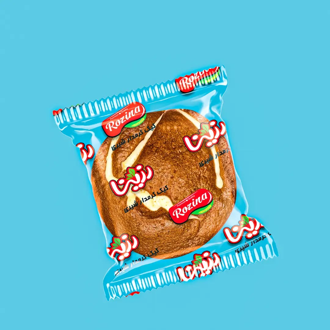 Rozina Cream-Filled Cake 90g – Soft Snack Cake with Smooth Cream Center for Anytime Treats