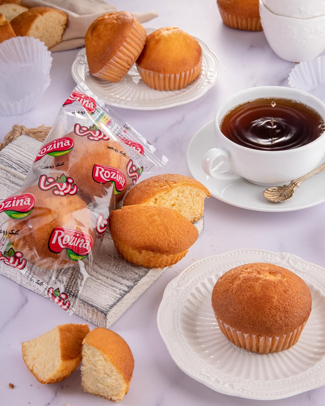 Rozina Twin Cupcakes 95g – Soft & Fluffy Snack Cakes for Sharing or On-the-Go Treats